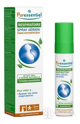 PURESSENTIEL RESPIRATORY Sprej na lepšie dýchanie aromaterapeutický, do priestoru 1x20 ml