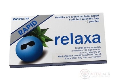 relaxa RAPID - Woykoff pastilky 1x10 ks