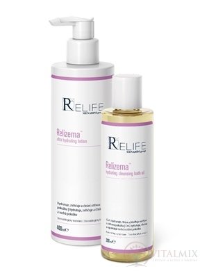 Relizema AD balíček ultra hydrating lotion 400 ml + hydrating cleansing bath oil 200 ml zadarmo, 1x1 set