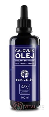 renovality ČAJOVNÍK OLEJ čínsky, lisovaný za studena 1x100 ml