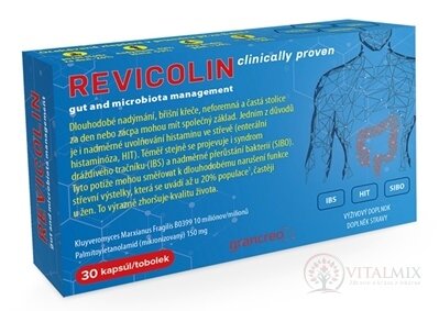 REVICOLIN cps (kvasinky Kluyveromyces + PEA) 1x30 ks