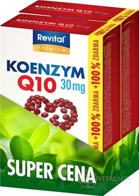 Revital KOENZÝM Q10 30 mg+VITAMÍN E+SELÉN DUOPACK cps 2x60 (120 ks), 1x1 set