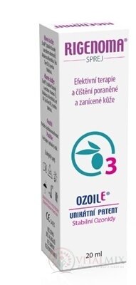 RIGENOMA SPREJ na rany na hojenie poranenej kože, s Ozoile 1x20 ml