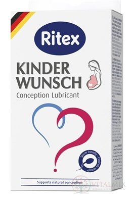 Ritex KINDERWUNSCH Lubrikant pre plánované otehotnenie, aplikátory 8x4 ml