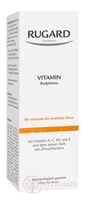 RUGARD VITAMÍNOVÉ telové mlieko 1x200 ml