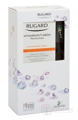 RUGARD VITAMÍNOVÝ KRÉM + PILNÍK pleťový krém proti predčasným vráskam 100 ml + Solingen Pilník na nechty, 1x1 set