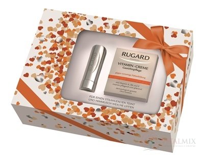 RUGARD Darčekové balenie VITAMÍNOVÝ KRÉM pleťový krém 100 ml + balzam na pery 4,35 g, 1x1 set