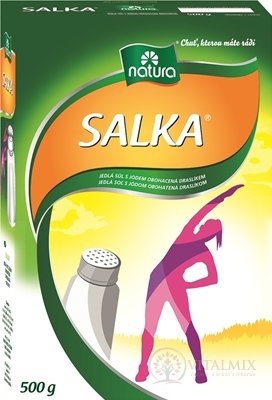 SALKA (kuchynská soľ s prídavkom draslíka a jódu) 1x500 g