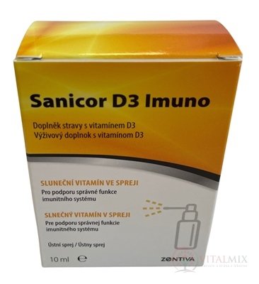Sanicor D3 Imuno sprej 1x10 ml