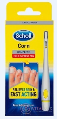 Scholl CORN EXPRESS PEN 2 in1 pero na kurie oká 2v1, 1x1 ml