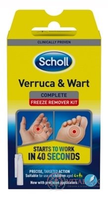 Scholl Freeze Sprej na odstraňovanie bradavíc metóda zmrazenia 1x80 ml