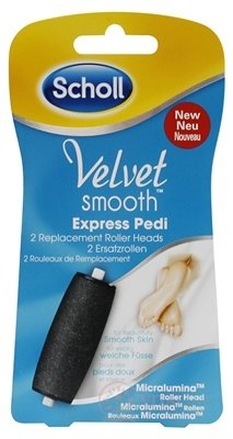 Scholl VS Express pedi Náhradné hlavice na elektronický pilník na chodidlá, Micralumina, 1x2 ks
