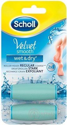 Scholl VS Náhradné hlavice do el.pilníka do vody Hrubé (Wet and Dry roller heads stark) 1x2 ks