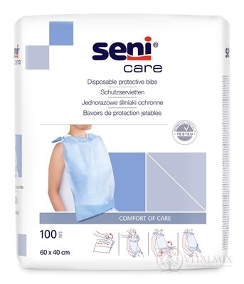 Seni Care Podbradník s vreckom 1x100 ks