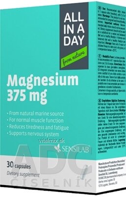 SENSILAB ALL IN A DAY Magnesium 375 mg cps 1x30 ks