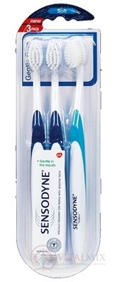 SENSODYNE Gentle Care Triopack Soft zubná kefka 1x3 ks