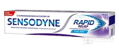 SENSODYNE RAPID RELIEF COOL MINT zubná pasta 1x75 ml