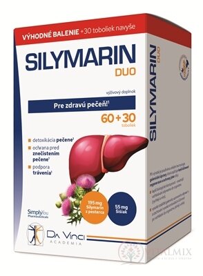 SILYMARIN DUO - DA VINCI cps 60+30 zadarmo (90 ks)