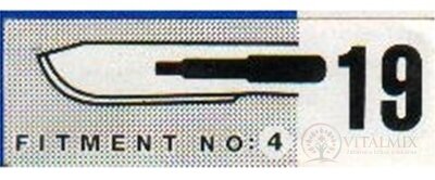 SKALPELOVÉ ČEPIELKY SURGEON č.19 sterilné 1x100 ks