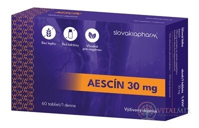 Slovakiapharm AESCÍN 30 mg tbl 1x60 ks