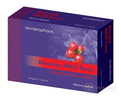 Slovakiapharm Brusnice AKUT Forte cps 1x20 ks
