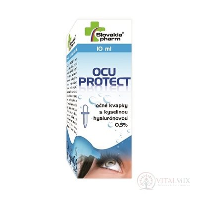 Slovakiapharm OCU PROTECT 0,3% očné kvapky s kys. hyalurónovou 1x10 ml