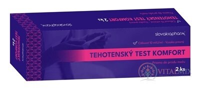 Slovakiapharm TEHOTENSKÝ TEST KOMFORT 1x2 ks