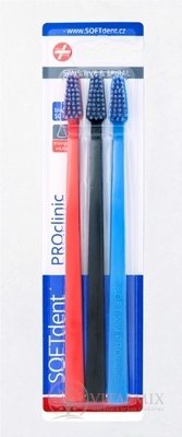 SOFTdent PROclinic extra mäkká zubná kefka 1x3 ks