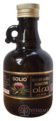 SOLIO bodliakový olej za studena lisovaný olej 1x250 ml