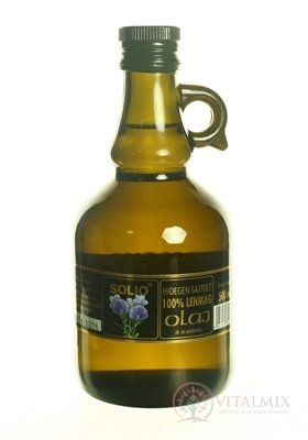 SOLIO ľanový olej za studena lisovaný olej 1x500 ml