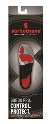 Sorbothane Sorbo Pro gélové vložky (veľkosť 43) 1x1 pár