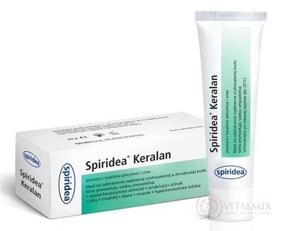 Spiridea Keralan masť na odstránenie a zmäkčenie nadmerne zrohovatenej a zhrubnutej kože 1x50 g