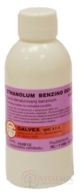 SPIRITUS CUM BENZ.DENAT./ETHANOLUM BENZ.D.-GALVEX 1x150 g