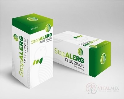 StopALERG PLUS ZINOK žuvacie tablety 1x60 ks
