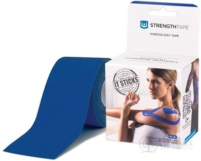 STRENGTHTAPE Kinesio tejpovacia páska tmavomodrá, 5 cm x 5 m, nepredstrihaná, 1x1 ks