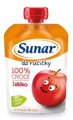 Sunar Do ručičky JABLKO 100 % ovocia (od ukonč. 4. mesiaca) 1x100 g