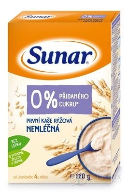 Sunar Prvá KAŠA ryžová NEMLIEČNA (od ukonč. 4. mesiaca) 1x220 g