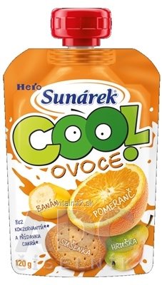 Sunárek COOL ovocie Pomaranč, Banán, Sušienky (od ukonč. 12. mesiaca) 1x120 g