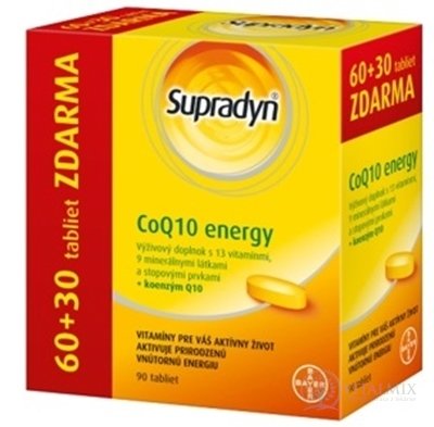 Supradyn CoQ10 Energy tbl 60+30 zdarma (90 ks)