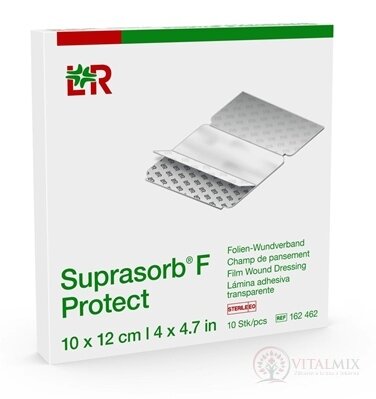 Suprasorb F Krytie na rany fóliové transparentné (10x12 cm) 1x10 ks