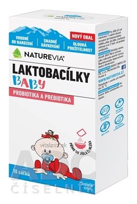 SWISS NATUREVIA LAKTOBACILKY BABY vrecúška 1x10 ks