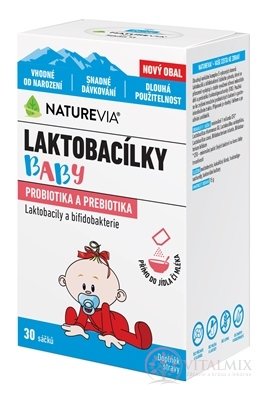 NATUREVIA LAKTOBACILKY BABY vrecúška 1x30 ks