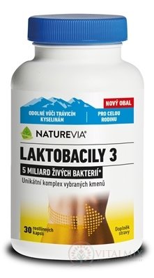 SWISS NATUREVIA LAKTOBACILY 3 cps 1x30 ks