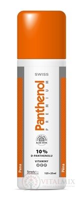 SWISS Panthenol PREMIUM 10% pena 125+25 ml zadarmo (150 ml)