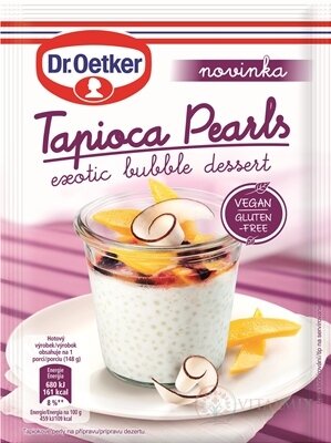 Tapioca Pearls exotický dezert - Dr.Oetker tapiokové perly na prípravu dezertu 1x70 g