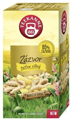 TEEKANNE WOG ZÁZVOR Extra silný bylinný čaj 20x1,75 g (35 g)