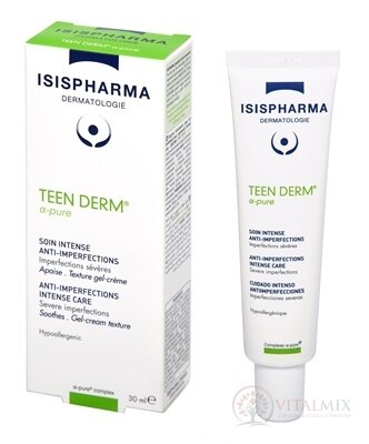 TEEN DERM α-pure starostlivosť proti nedokonalostiam 1x30 ml