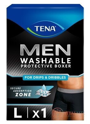 TENA Men Washable Boxer L pánske prateľné inkontinenčné boxerky, 1x1 ks