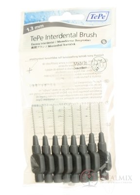 TePe Medzizubná kefká 1,3 mm size 7 (sivá) 1x8 ks