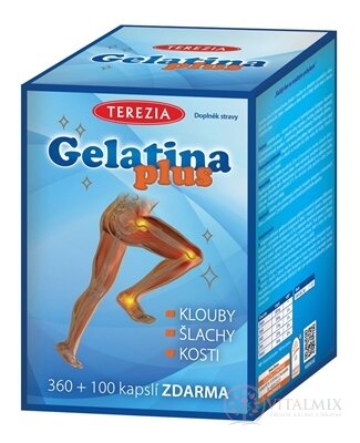 TEREZIA Gelatina Plus Vianočné balenie 2024 cps 360+100 zadarmo (460 ks)